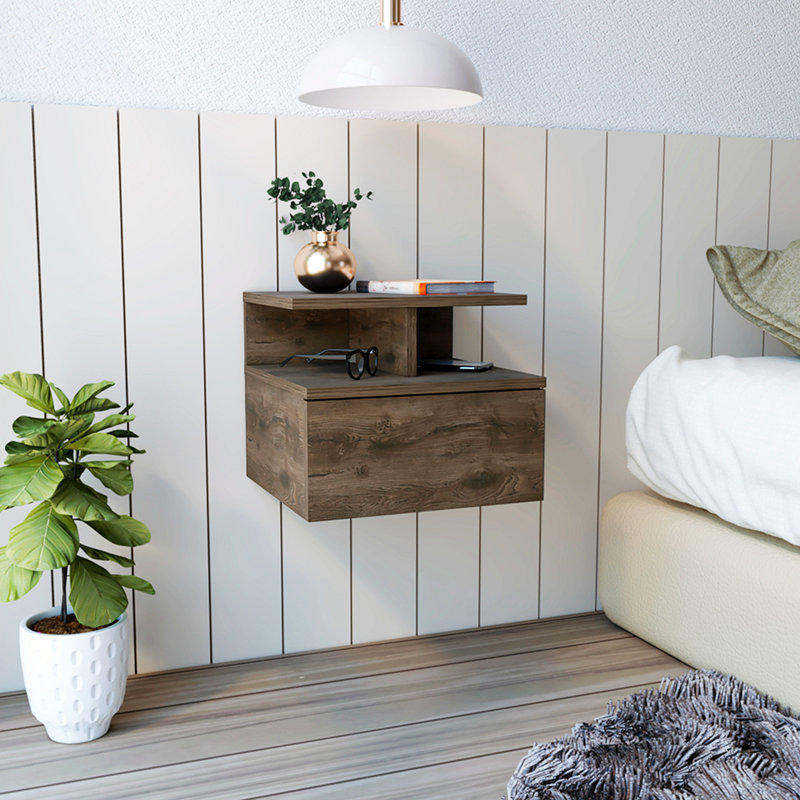 Table de chevet Josee en brun