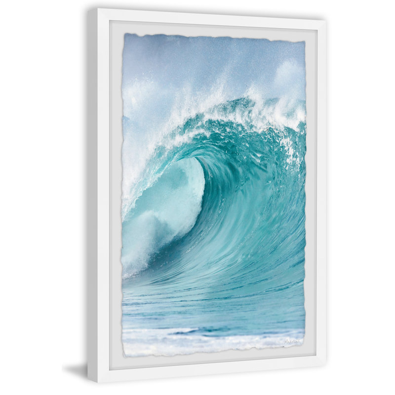 «Flow With It», reproduction encadrée, H 12 po x l 8 po x P 1,5 po