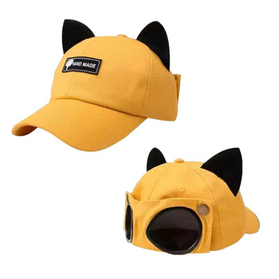 Trousse de bricolage d'animaux magiques : Oreilles, Pain en forme d'oreille cuit à la vapeur, Lunettes mignonnes, Casquette de baseball, Lunettes de soleil, Crème solaire