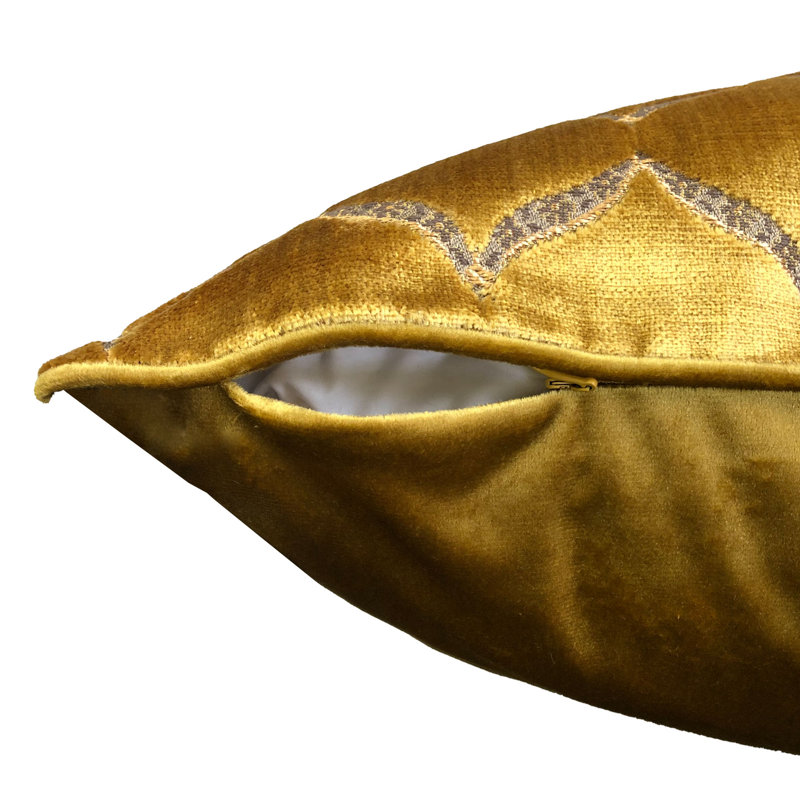 Lumbar Pillow Cover & Insert, Gold