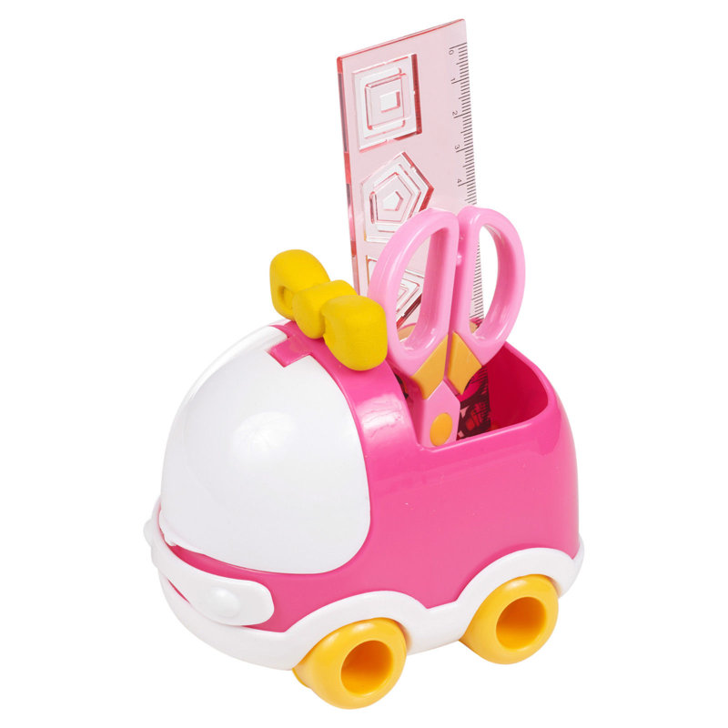 Plastic Desk Organiser Set