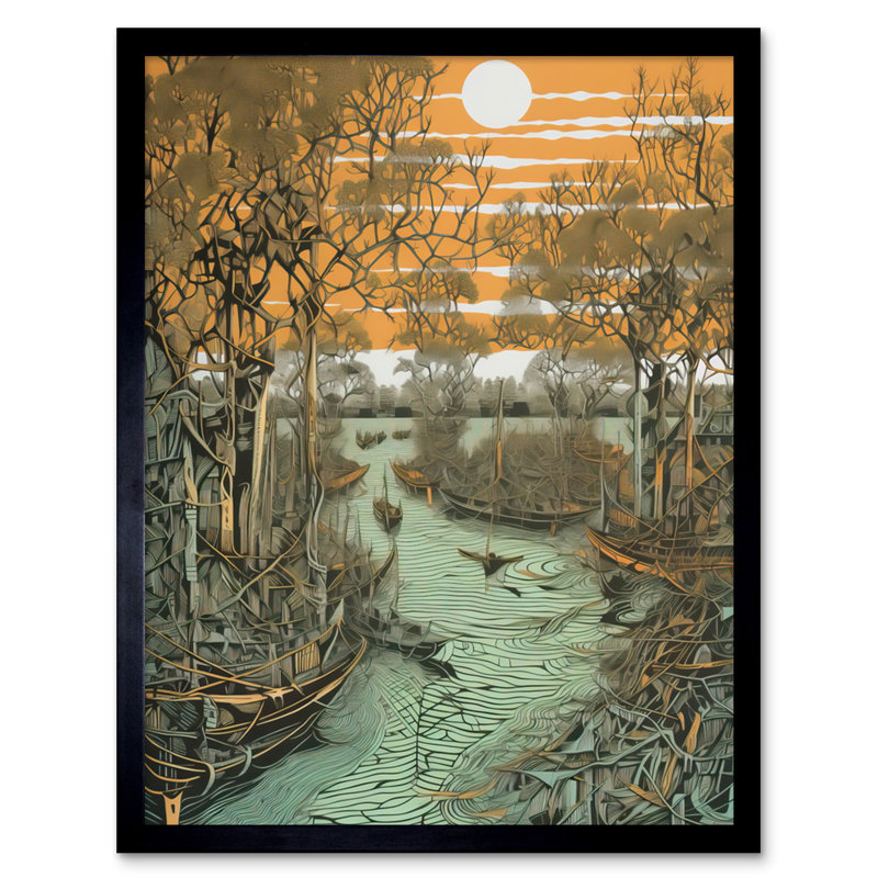 Emme Single Picture Frame Print