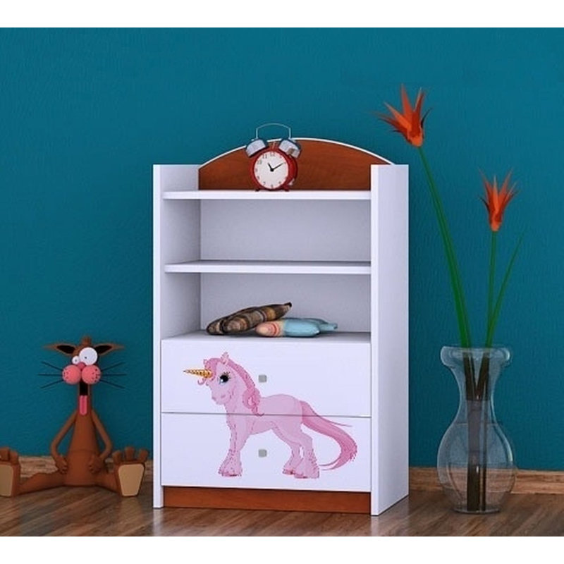 Katelyn 96cm H X 60cm W Animals Kids Cube, Brown