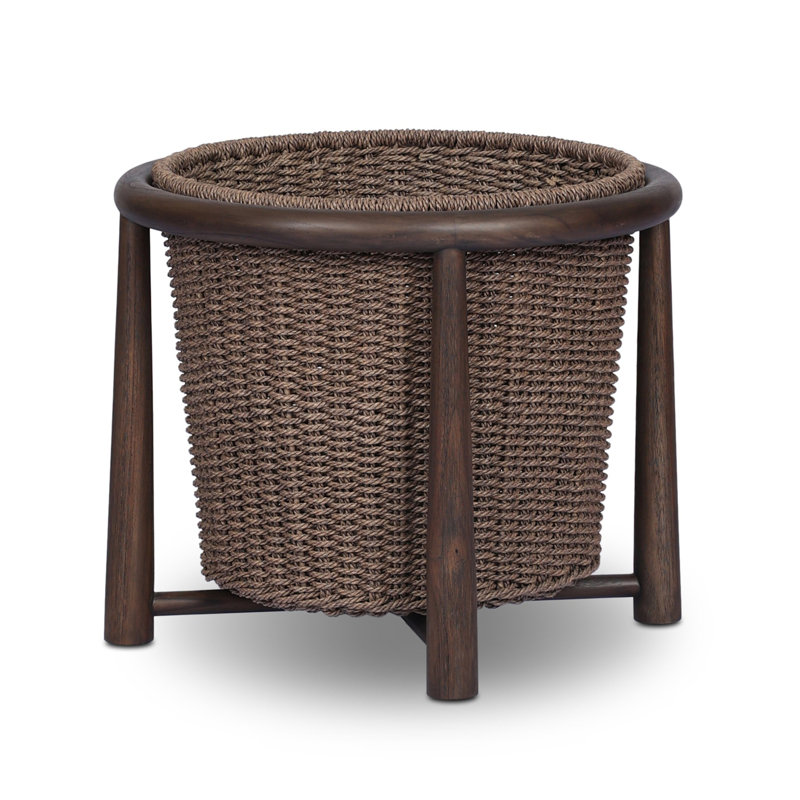 Panier Kernan tissé texturé foncé, Dark Textured Woven