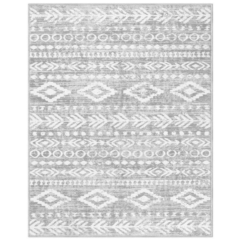 Washable Area Rugs Living Room Rug Large Boho Area Carpet for Living Room, Rectangle  8' x 10'
