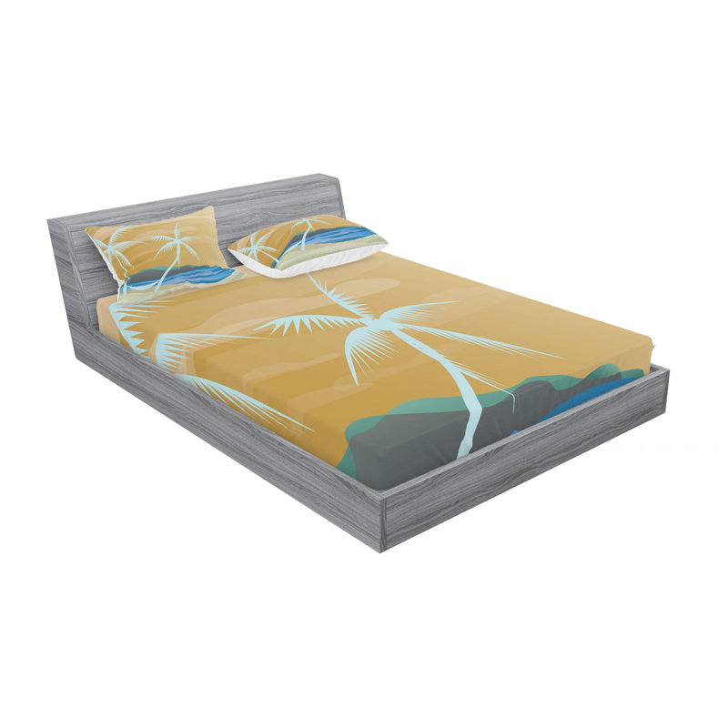 Microfiber Sheet Set, Full Sheet Set with Fitted Sheet