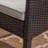 Amarelys 2 - Person Acacia Wicker Patio Dining Set with Round Table