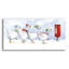  «Post Geese» par Elle Media Group, art mural en verre acrylique, 24 po x 12 po-1946080845