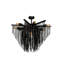 Small Leather Fringe Chandelier-96123448