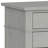 Carlton 24"W Solid Wood Nightstand with 2 Drawers, Open Storage Shelf and Bronze Hardware-1229063122