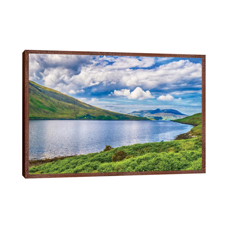 Connemara, County Galway, Ireland. by Mark Paulda - Print on Canvas, Classic Brown Wood Framed, 101.6 cm H x 66.04 cm W