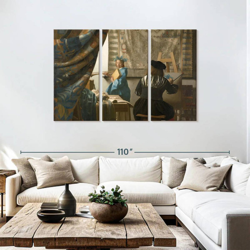 Senne, l'art de peindre, H 48 po x l 74 po
