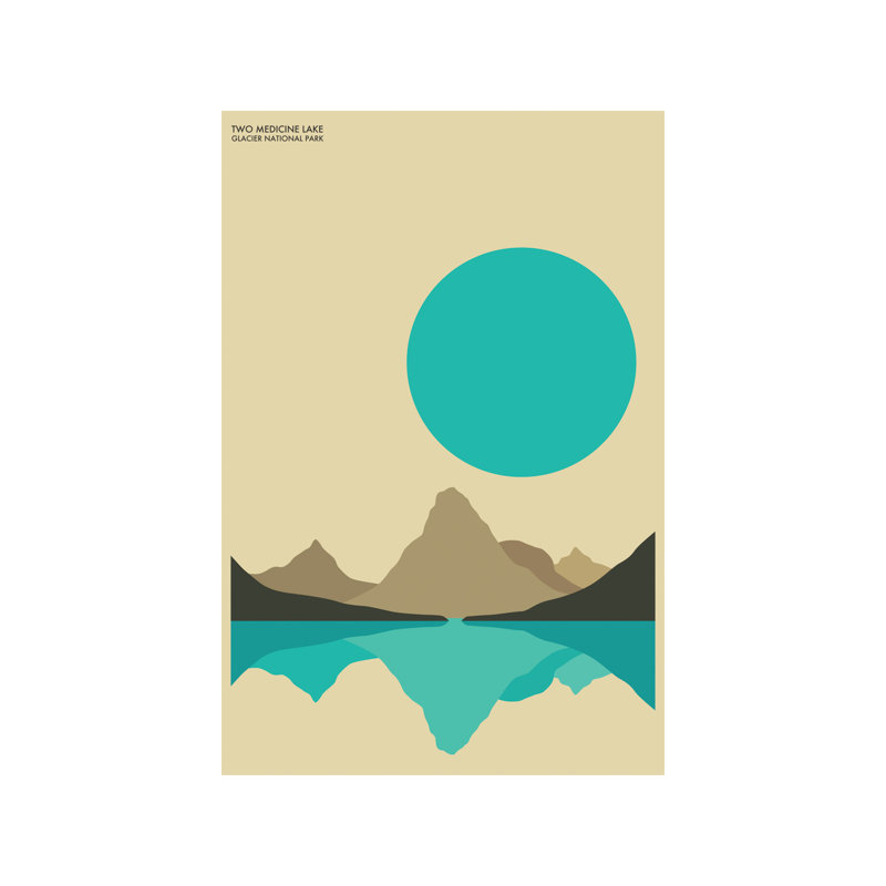 Glacier by Jazzberry Blue - Wrapped Canvas Print, 66.04 cm H x 45.72 cm W x 1.91 cm D