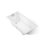 Baignoire tourbillon encastrée / encastrable 60 po x 32 po Tea-for-Two, bonde réversible