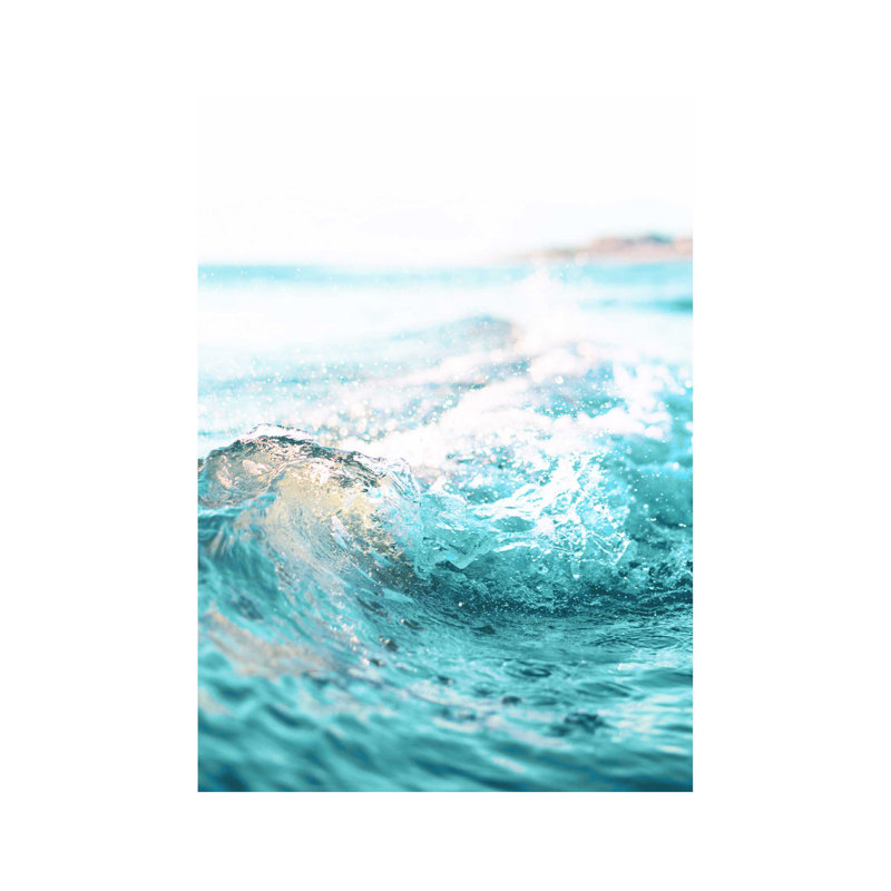 Ocean Waves Only Blues, H 16 po x l 12 po