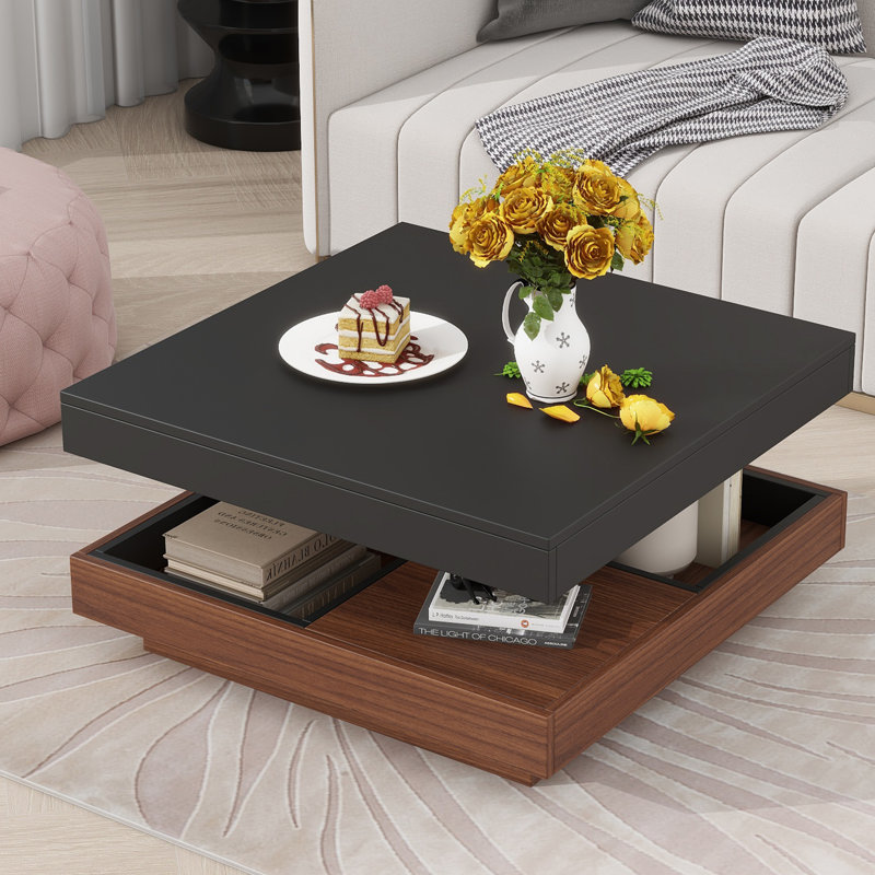 Square Coffee Table, Black