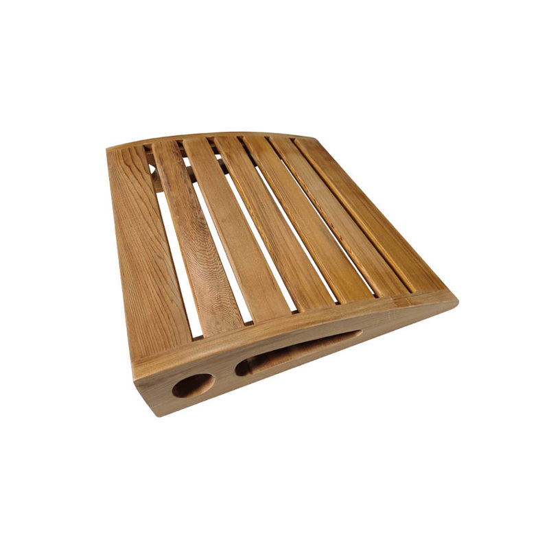 Red cedar sauna headrest
