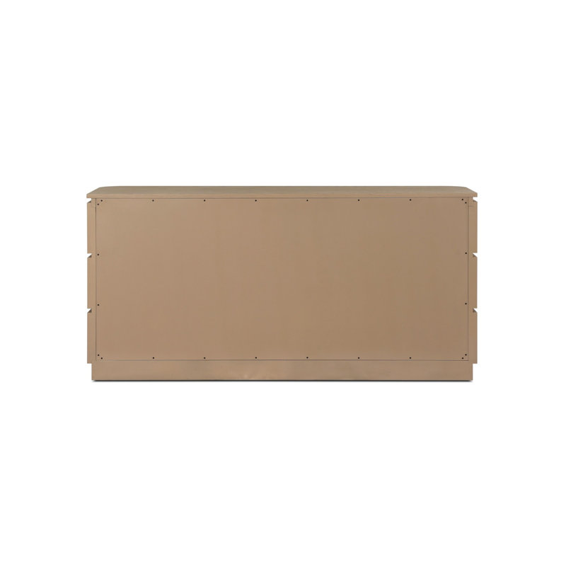 Mariella 6 Drawer Dresser-Beige Painted Linen
