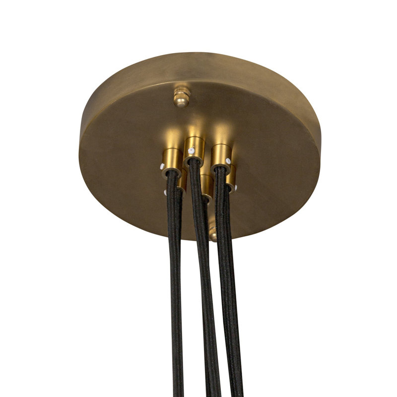 Chandelier-Aged Brass