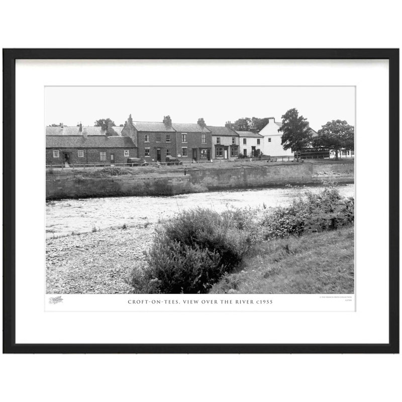 Croft On Tees, View Over The River C1955 - Single Picture Frame Print, 40cm H x 50cm W x 2.3cm D