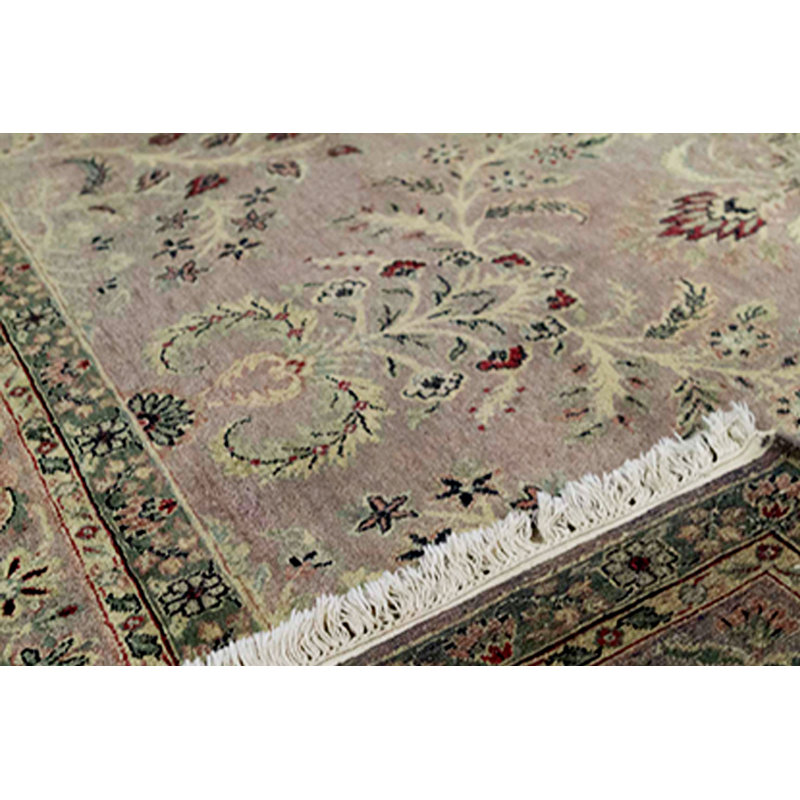 Wool Oriental Area Rug in Brown