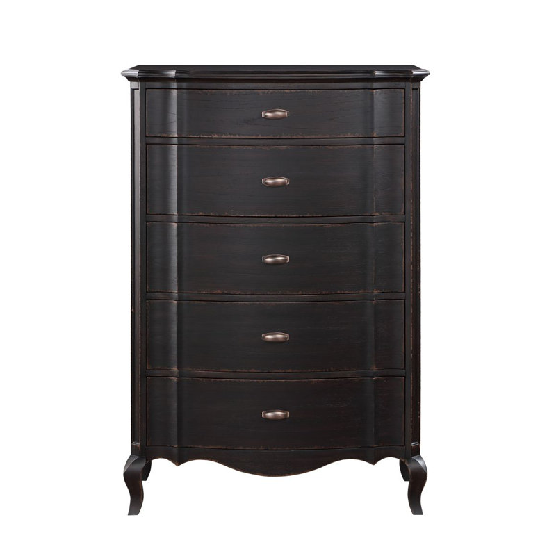 Commode noire antique, Commode noire antique