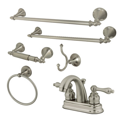 Robinet de salle de bain central à avec ensemble de drain bain