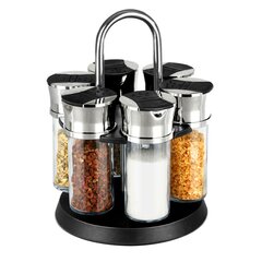 Spice Shaker Jar For Salt And Pepper/Parmesan Cheese/Seasoning Shaker, With  Dual Flap Lid Perforated And Pouring Top - 6 Oz Glass Seasoning Shaker 