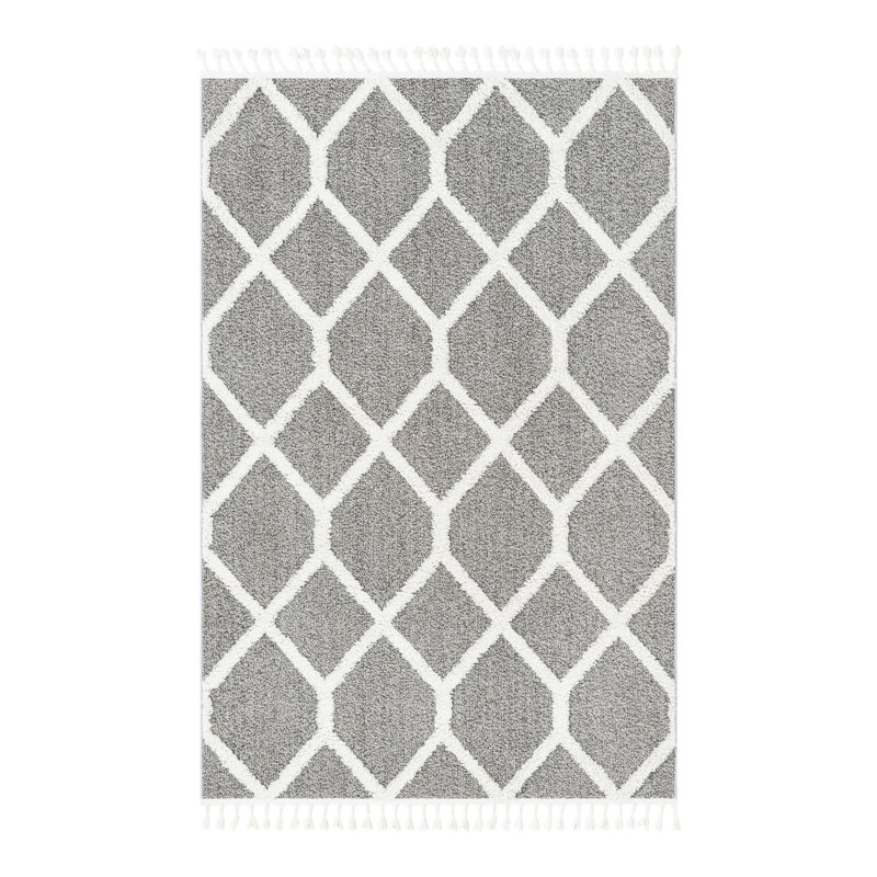 Jocelynmarie Geometric Indoor Rug, Rectangle 5'3" x 8'