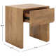 Friedlaender 1 Drawer Nightstand