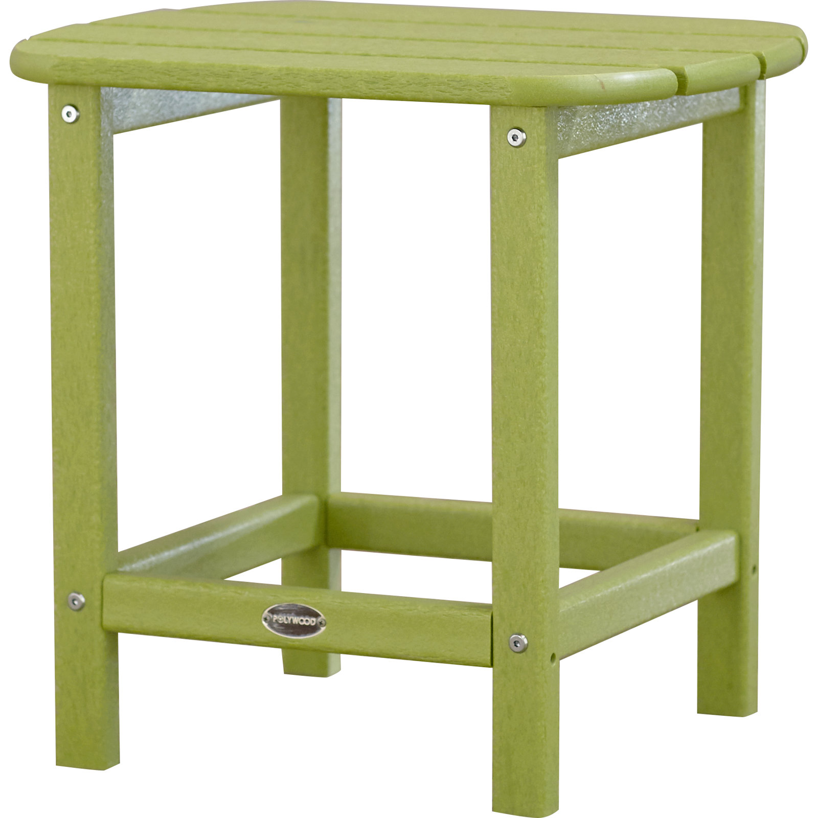 POLYWOOD® South Beach 19" Patio Side Table, Lime