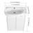 23" Freestanding Single Bathroom Vanity with Ceramic Top，Floor Standing Vanity with 2 Soft Close Doors and 1 Adjustable Shelf-384148743