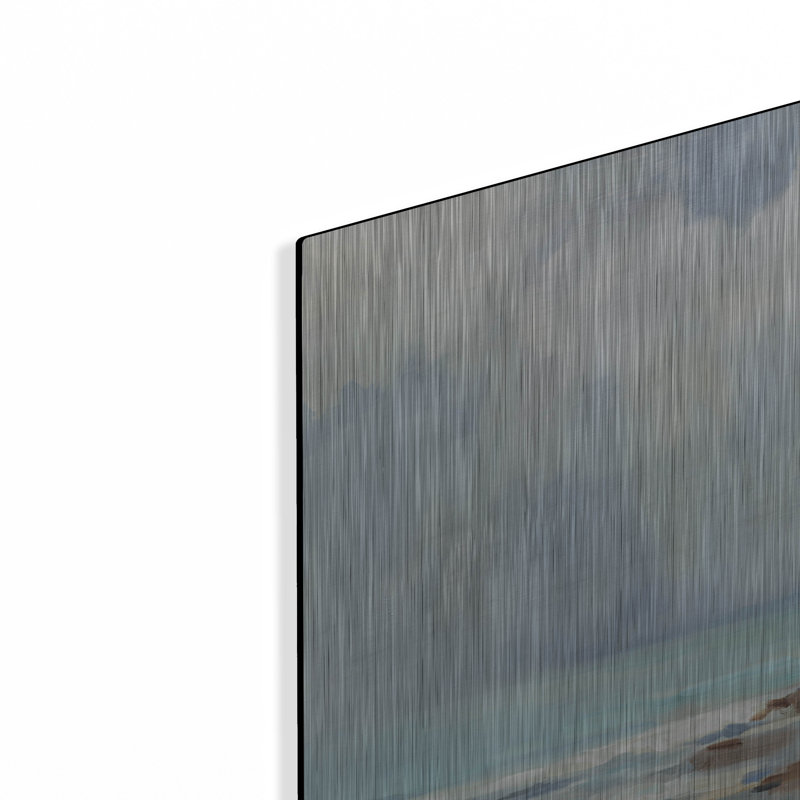  «Morning At Stone Beach» par Silvia Vassileva, art mural en métal, 24 po x 16 po, H 16 po x l 24 po