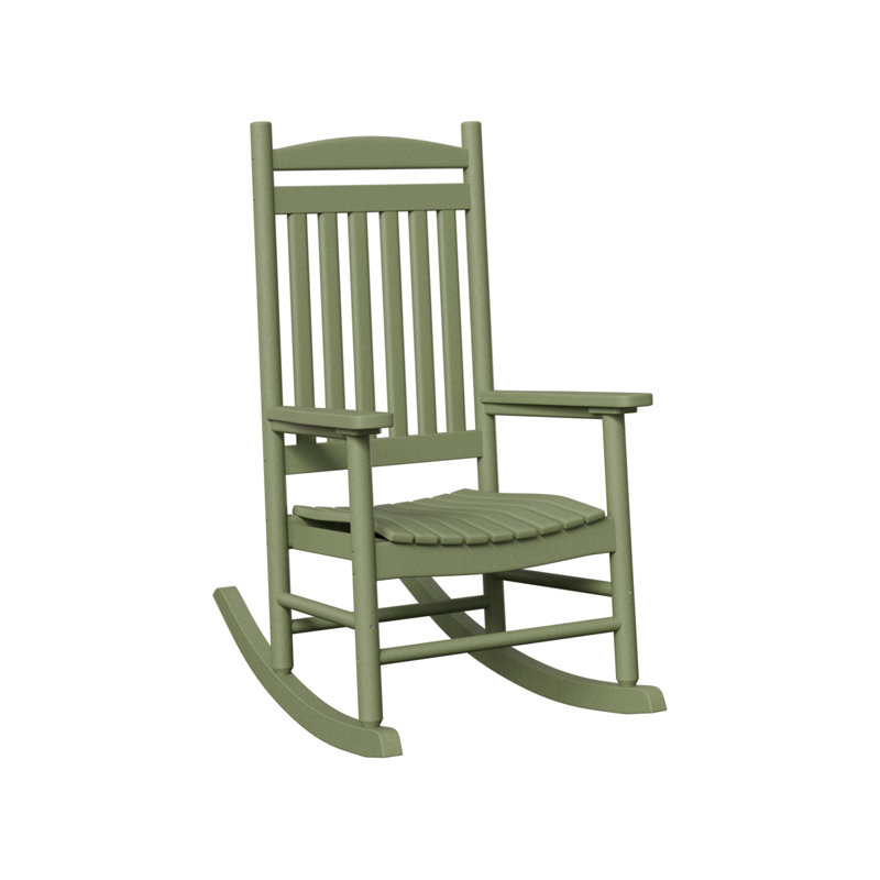 Casual Back Outdoor Rocker Chair, Sage