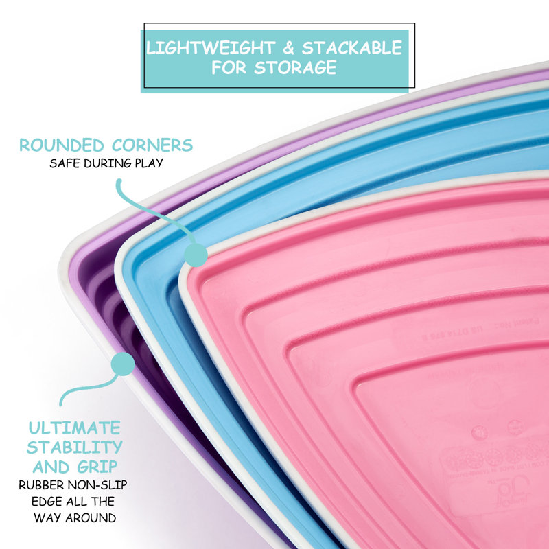 JumpOff Jo - Rocksteady Tall - Blocs de marche améliorant l'équilibre et la coordination, jouets sensoriels pour enfants - parcours d'obstacles intérieur et extérieur, ensemble de 6 pièces - couleurs pastel