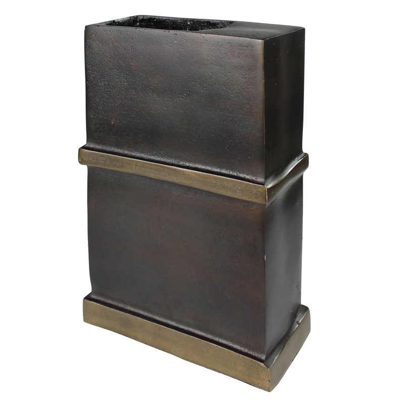 Aryam Bronze and Brass Vase