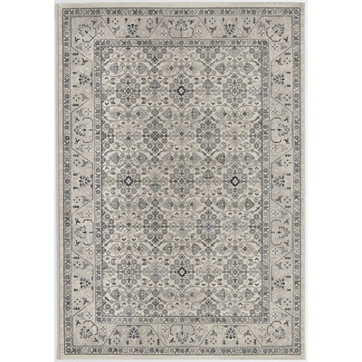 Antares Rectangle Damask Area Rug