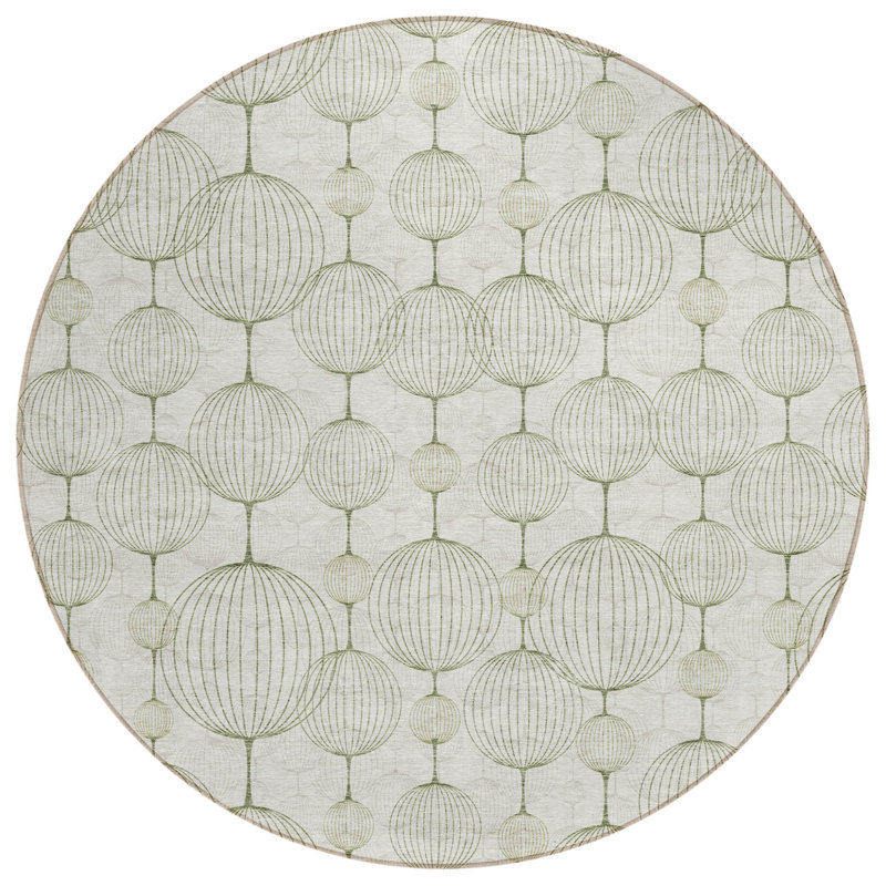 Tapis rond 8 po
