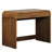 39" Makeup Vanity With Lighted Mirror And Drawer, Curved Corners Elegant Design, Storage For Beauty Essentials, Into Desk, Construction Dressing Table Led Design Wavy Drawer Texture, Ample Cosmetics,-130041073