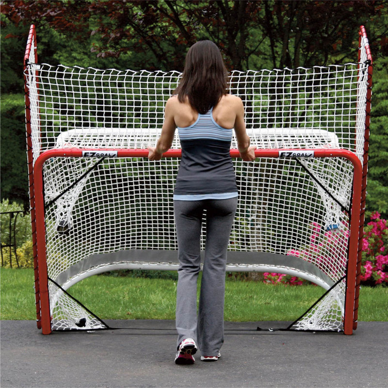 But de hockey portatif pliable