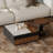 Italian-style creative square coffee table set