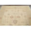 Tapis beige en laine noué à la main de conception unique 6 pi 7 po x 10 pi 0 po Peshawar Chobi
