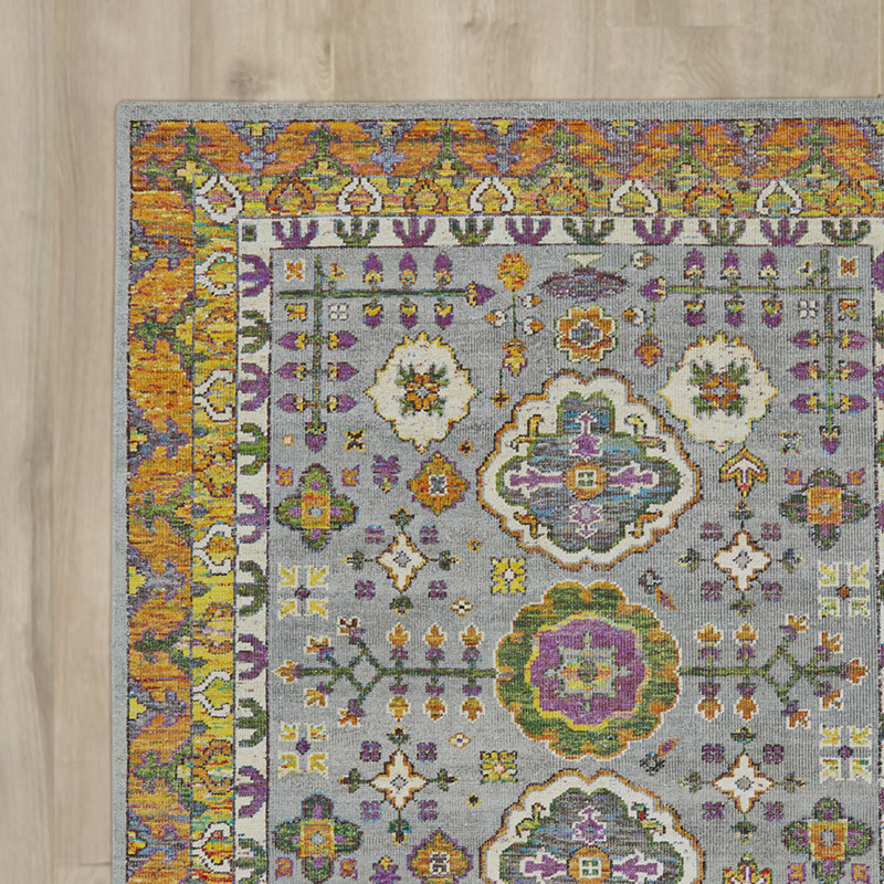 Viscose Oriental Indoor Rug, Rectangle 2' x 3'