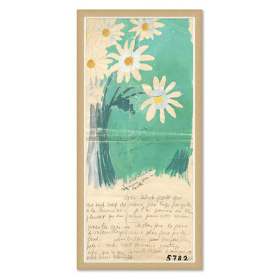 Bouquette De Marguerites Print by Paule Marrot