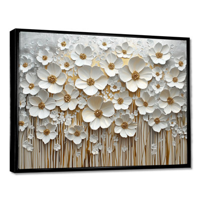 Murrie Pure Cream Wildflower Bloom V - Wildflowers Wall Art