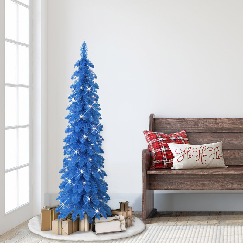 Guerino 4' Lighted Artificial Pine Christmas Tree