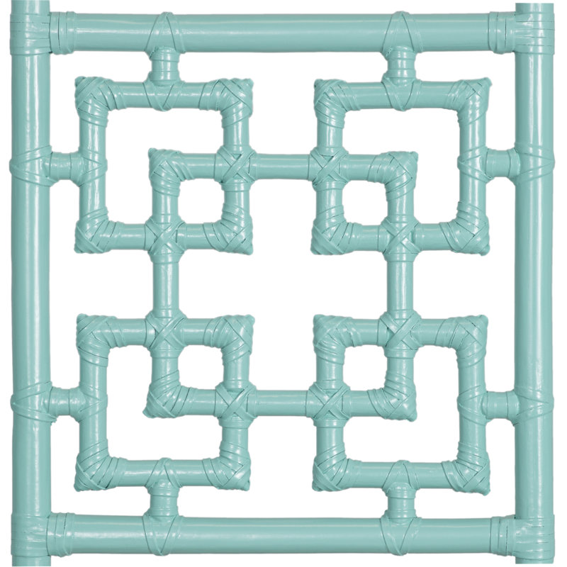 Palm Springs Low Profile Standard Bed, King, Turquoise
