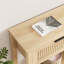 Console Farmhouse, table d'entrée en bois de 43 po avec 2 tiroirs et rangement à 2 niveaux, table de canapé pour le salon ou le vestibule