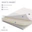 Matelas Modway Mila Ferme de 6 po en mousse à mémoire de forme sans fibre de verre, taille Twin XL-1843018867