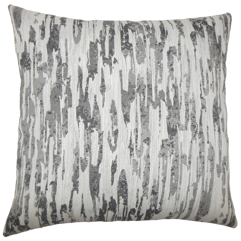 Coussin décoratif graphique , Bouleau